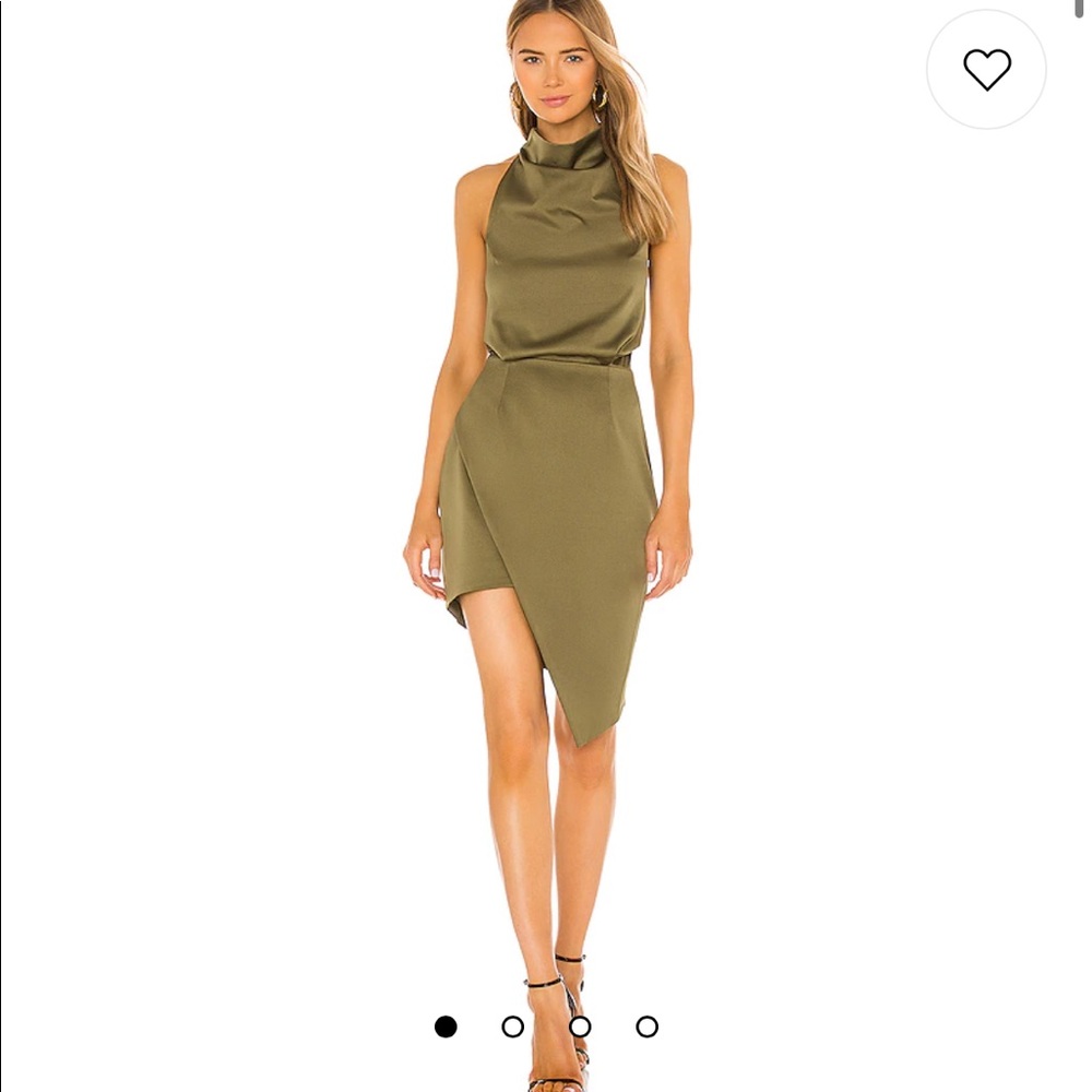 Elliatt Camo dress in Olive